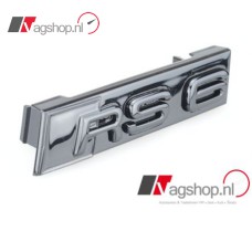 Zwart RS6 logo in de grille 